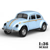 1/36 Scale Diecast Metal Pull Back Action Drives Car Forward Car Model Toy for Gift/Kids