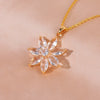 2 Colors of European and American Purple Sunflower Pendant Necklace Give Women A Light Luxury Niche Design