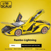 1:18 Lamborghini SIAN FKP 37 sports car Diecast Metal Alloy Model car Sound Light Pull Back Collection Kids Toy Gifts