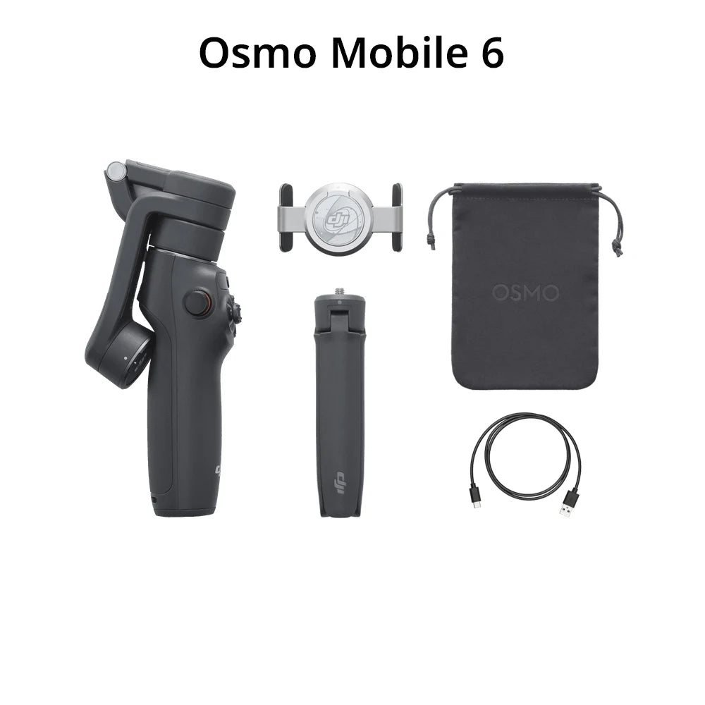 DJI Osmo Mobile 6 OM 6 Handheld Gimbal 3-Axis Stabilization ActiveTrack 5.0 Built-In Extension Rod Original Brand New in stock