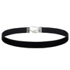 Gothic Black Velvet Choker Necklace – Women’s Tattoo Style Short Neck Collar Jewelry