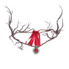 Unique Branch Headband with Pendant Christmas Headpiece Ethnic Forehead Jewelry for Women Prom Party