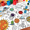 Large Children Drawing DIY Space Sticky Color Filling Paper Coloring Paper Coloring Tablecloth For Kids Early Educational Toys