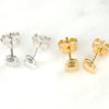 925 Sterling Silver Ear Needle key Pendant Hoop Earrings Gold Earrings For women Lock Pierced Earrings Fashion Party Jewelry