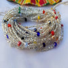 Colorful Beaded Elasticity Waist Belly Chain for Women Girl 2023 Fashion Summer Beach Waistband Bikini Beads Jewelry