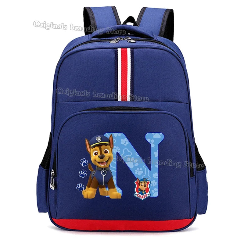 Paws Patrols School Bag Anime Kid Boy Girl Knapsack Teenager Printed Backpack Student Large Capacity Book Bag Rucksack Children