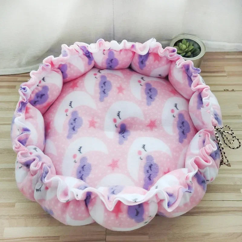Drawstring Creative Soft Warm Nest Dual-Use Adjustable Pet Bed Nest Bed Pet Cushion For Cats Puppies Pet Supplies