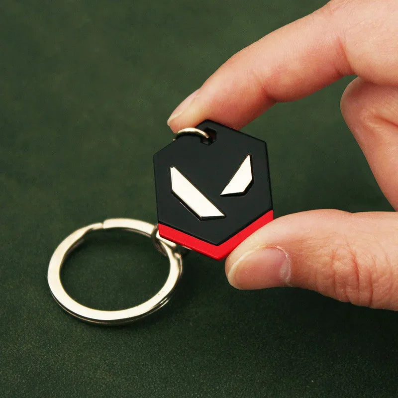 Valorant Game Merch VANDAL 3cm Mini Metal Keychain Ornament Collection Pendent Ornament Decorative Gift for Childrens Toys
