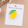 35mm Cute Pear Brooch (Safty Pin) Laser cut Acrylic Jewelry For Baby Girl Gift