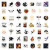 10/50/100pcs Pterosaur Iron Flame Novel Fourth Wing Stickers Anime Decals DIY Water Bottle Motorcycle Laptop Sticker for Kid Toy