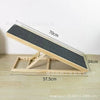 ‌Adjustable Wooden Pet Stairs & Ramp - Foldable Dog Steps for Indoor Cats, Portable Climbing Frame with Anti-Slip Surface