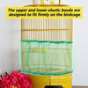 Mesh Bird Cage Cover Shell Dustproof Birdcage Parrot Cage Net Nylon Airy Fabric Mesh Bird Cage Net Cover Seed Catcher Guard