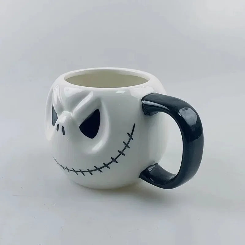 The Nightmare Before Christmas Jack Ceramic Cup Cartoon Creative Coffee Milk Breakfast Oatmeal Mug Kitchen Drinkware Cups Gifts