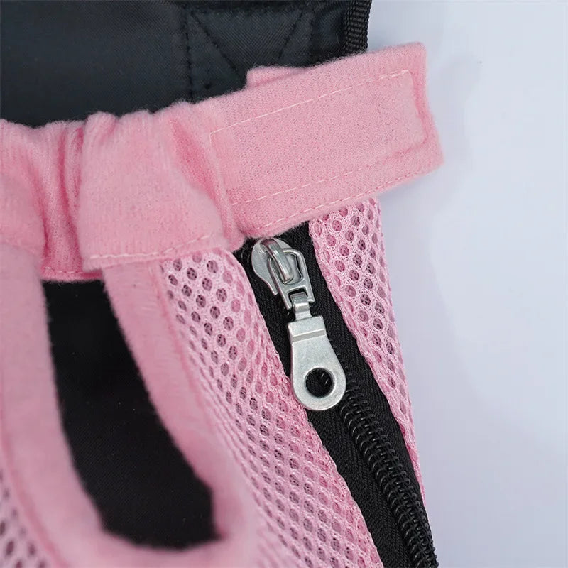 Pet Backpack Portable Portable Cat Double Shoulder bag Outdoor Travel Dog Carrier Bag Pet Dog Front Bag Mesh Backpack