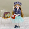New Elegant 30cm Doll Clothes Pretty Casual Doll Dress Cute 1/6 BJD Doll Outfit Set
