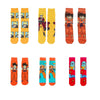 New 1 pair of Bandai cartoon men's and women's socks cartoon personality skateboard socks anime mid tube cotton neutral socks