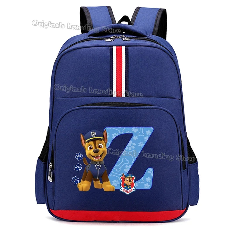 Paws Patrols School Bag Anime Kid Boy Girl Knapsack Teenager Printed Backpack Student Large Capacity Book Bag Rucksack Children