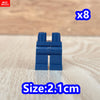 8pcs/lot MOC Bricks Blank Pants legs Body Wear Figure Accessory Assembled Building Blocks Toy Kids Plastic Dolls