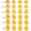 AXSPEED 4PCS Brass 12MM Wheel Hex Drive Adapter Extended 5/8/9/10/11/12/15/20mm for 1/10 RC Crawler Car TRX4 TRX6 Parts