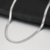 Stainless Steel Necklaces Herringbone Blade Snake Chain Light Luxury Unisex Clavicle Choker Men Necklace For Women Jewelry Gifts