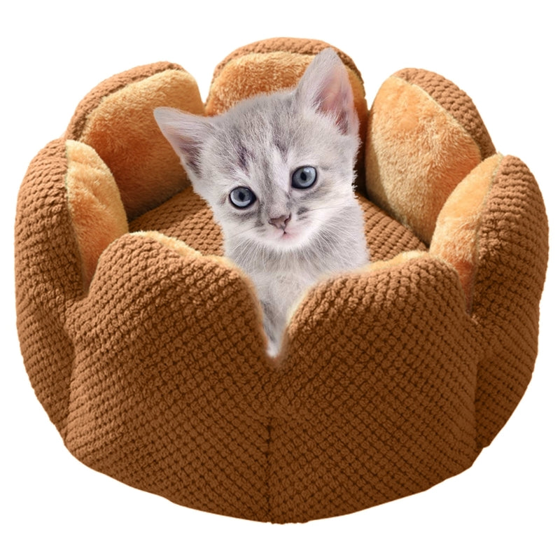 Bed House Lovely Cactus Flower Puppy Kennels Mat Winter Warm Beds Dropshipping