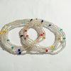 Colorful Beaded Elasticity Waist Belly Chain for Women Girl 2023 Fashion Summer Beach Waistband Bikini Beads Jewelry