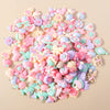 15pcs New Mix Kawaii Summer Vacation Pink Flower Heart Butterfly Ice Cream Star Resin Earrings Charms Diy Jewelry Making Pendant