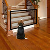 Portable pet safety door: Durable nylon barrier suitable for stairs and balconies - no drilling required pet gate