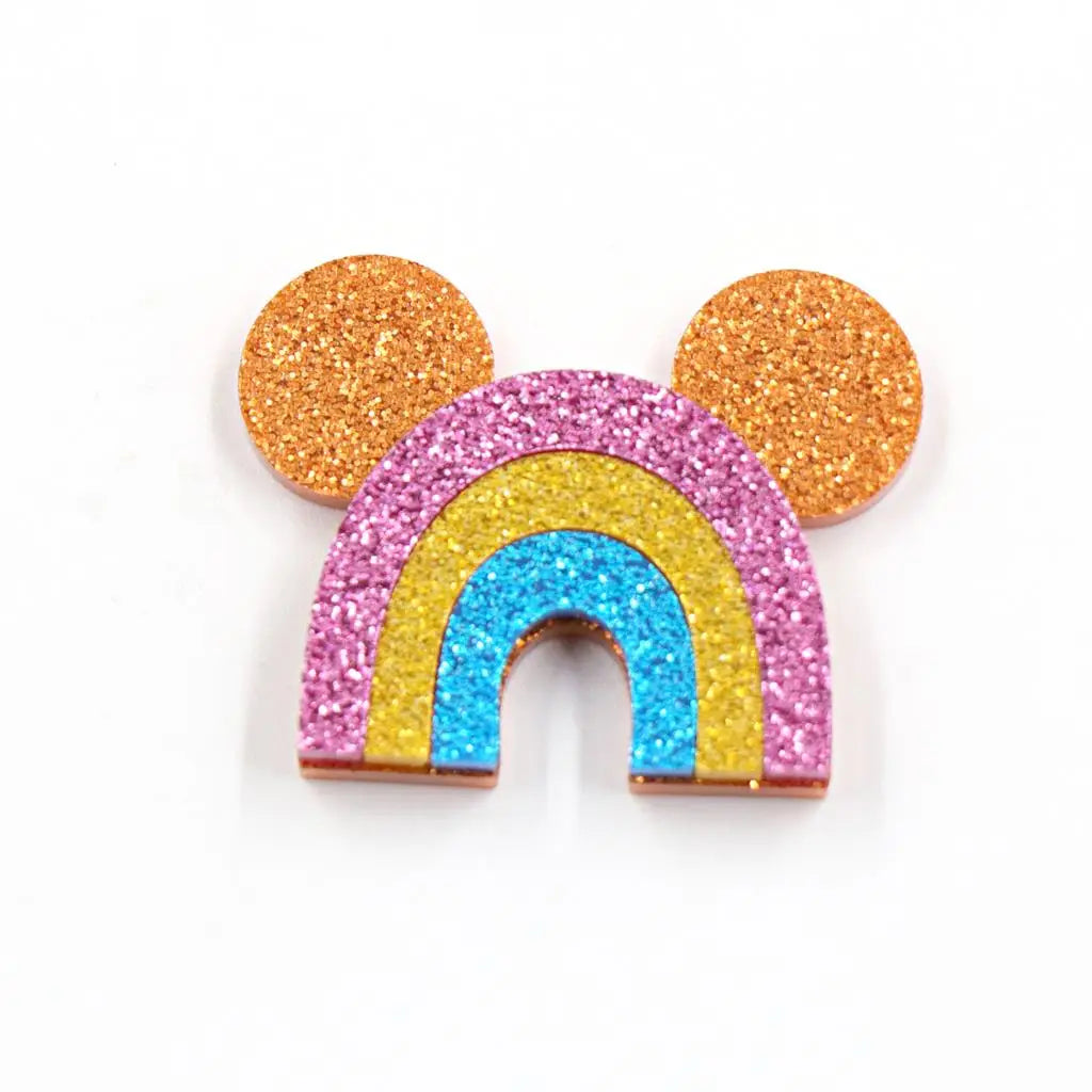 35mm Cute Pear Brooch (Safty Pin) Laser cut Acrylic Jewelry For Baby Girl Gift