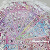 20Sheets Kawaii Sanrio Hello Kitty Sticker Cartoon Laser Diy Stickers Decals Stationery Wholesale Kids Toys Gifts