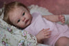 NPK 49CM Newborn Baby Girl Reborn Doll Meadow Soft Cuddly Body Lifelike Soft Touch 3D Skin with Visible Veins Art Doll