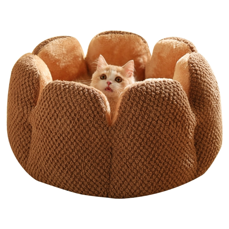 Bed House Lovely Cactus Flower Puppy Kennels Mat Winter Warm Beds Dropshipping