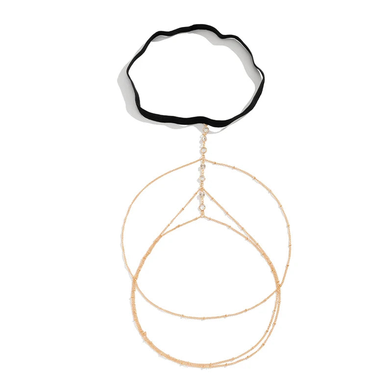 Trendy Boho Thigh Body Chain – Women’s Festival & Party Leg Jewelry
