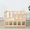 Royal Solid Wood Pet Throne Year-Round Luxury Bed for Teddies and Bichons Non-Toxic Safe Kitty Castle SnUgly Secure Comfort Zone