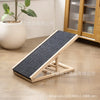 ‌Adjustable Wooden Pet Stairs & Ramp - Foldable Dog Steps for Indoor Cats, Portable Climbing Frame with Anti-Slip Surface