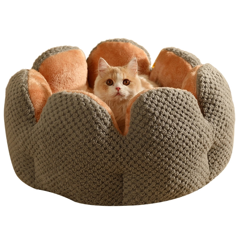 Bed House Lovely Cactus Flower Puppy Kennels Mat Winter Warm Beds Dropshipping