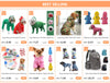Summer Outdoor Puppy Pet Rain Coat S-XL Hoody Waterproof Jackets PU Raincoat for Dogs Cats Apparel Clothes Wholesale
