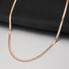 Stainless Steel Necklaces Herringbone Blade Snake Chain Light Luxury Unisex Clavicle Choker Men Necklace For Women Jewelry Gifts