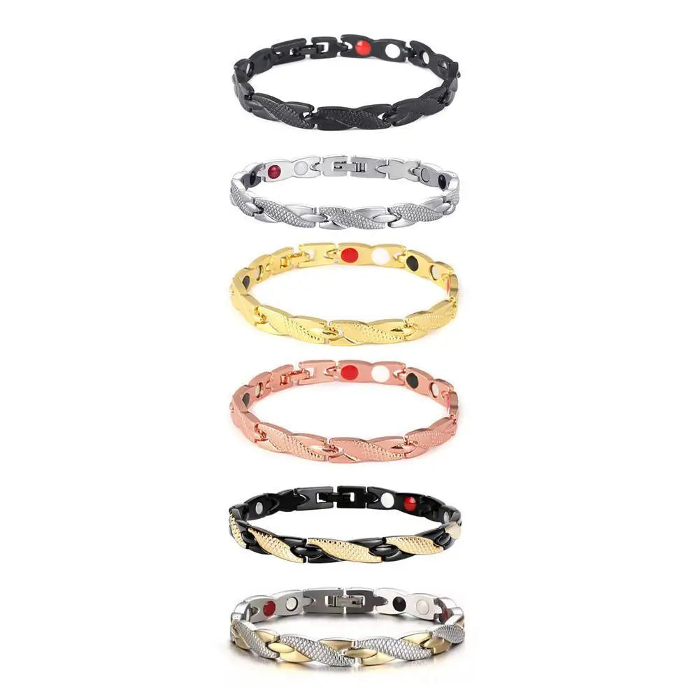 Dragon Pattern Magnetic Therapy Bracelet For Women Power Therapy Magnets Bracelets Bangles For Women Men