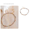 Yhpup Fashion Colorful Natural Stone Beads Chain Y2K Collar Necklace Tarnish Resistant High Quality Handmade Charm Jewelry Gift