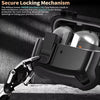 Armor Case for Samsung Galaxy Buds 3/Galaxy Buds3 Pro Secure Lock Cover Buds3 Pro Cover with Cleaning Kit for Men [2-In-1] 