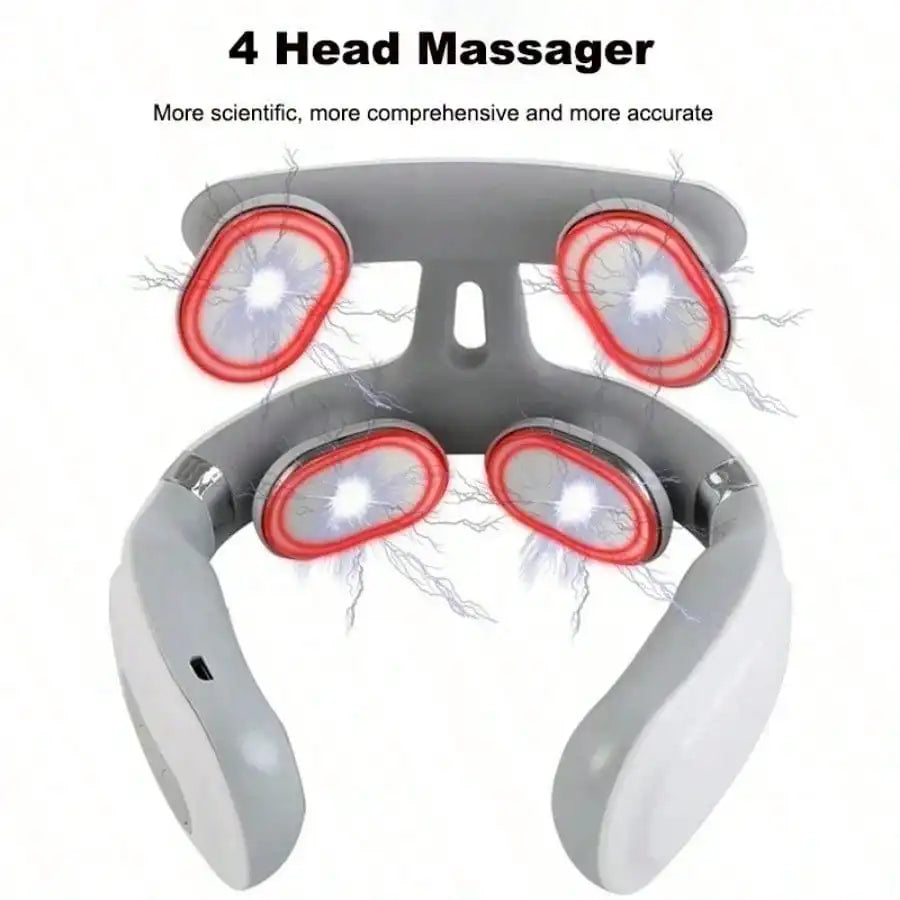 Smart Neck & Shoulder Massager – Portable, USB Rechargeable, Gift for Men & Women