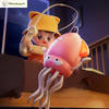 Electric Dancing Squid Toy Crawling Dancing Automatic Obstacle Avoidance Octopus Sensor Toy with LED Lights & Music